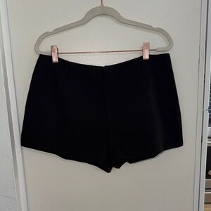 White Fox Black Shorts | L